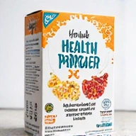 A box of 'Gut Health Probiotics' with a friendly, illustrative label featuring happy gut bacteria and digestive system elements.
